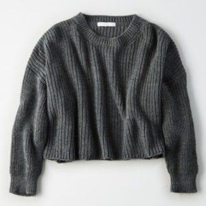 🖤 Don't Ask Why Boxy Grey Sweater 🖤